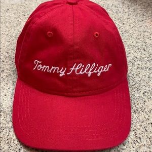 Red Tommy Hilfiger Hat